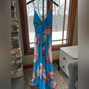 Bisou Bisou Vibrant Blue Dress